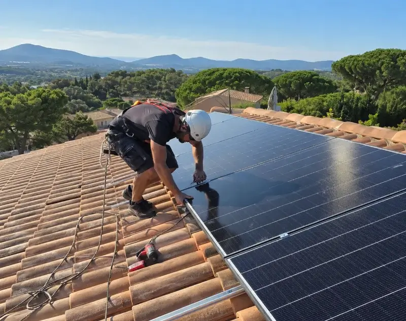 Installateur panneaux solaires Chabrillan — pose photovoltaïque sur toiture