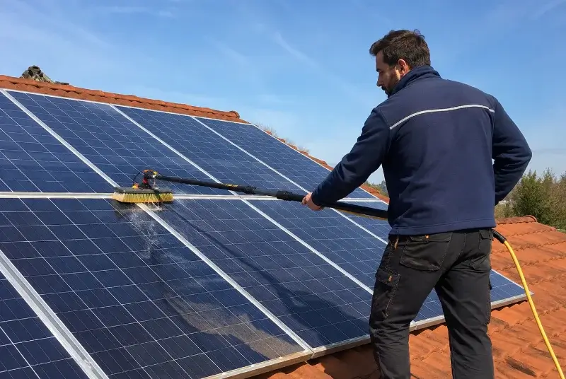 Nettoyage et entretien de panneaux solaires à Chabrillan